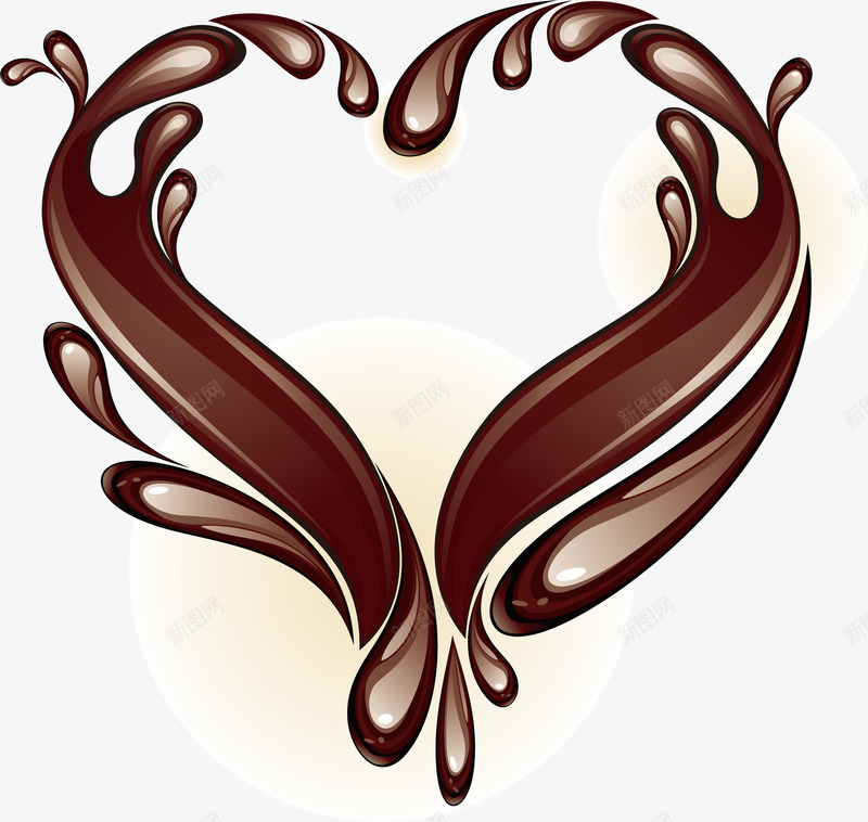 巧克力创意爱心造型矢量图ai免抠素材_新图网 https://ixintu.com 丝滑 咖啡 巧克力 巧克力丝带 巧克力创意 巧克力粉末 巧克力飞舞 撒 爱心造型 矢量图
