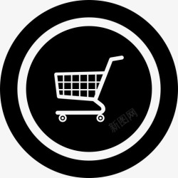 简单篮子篮子购买店购物简单的图标高清图片