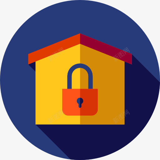 房子图标png_新图网 https://ixintu.com 安全 家居 建筑 房地产 房子 物业