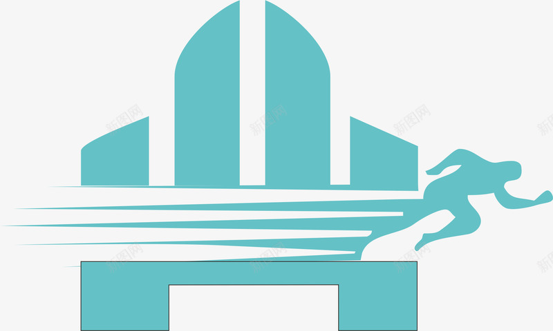 奔跑户外运动logo图标png_新图网 https://ixintu.com 体育运动logo 城市 户外运动logo 运动 运动logo 运动logo设计