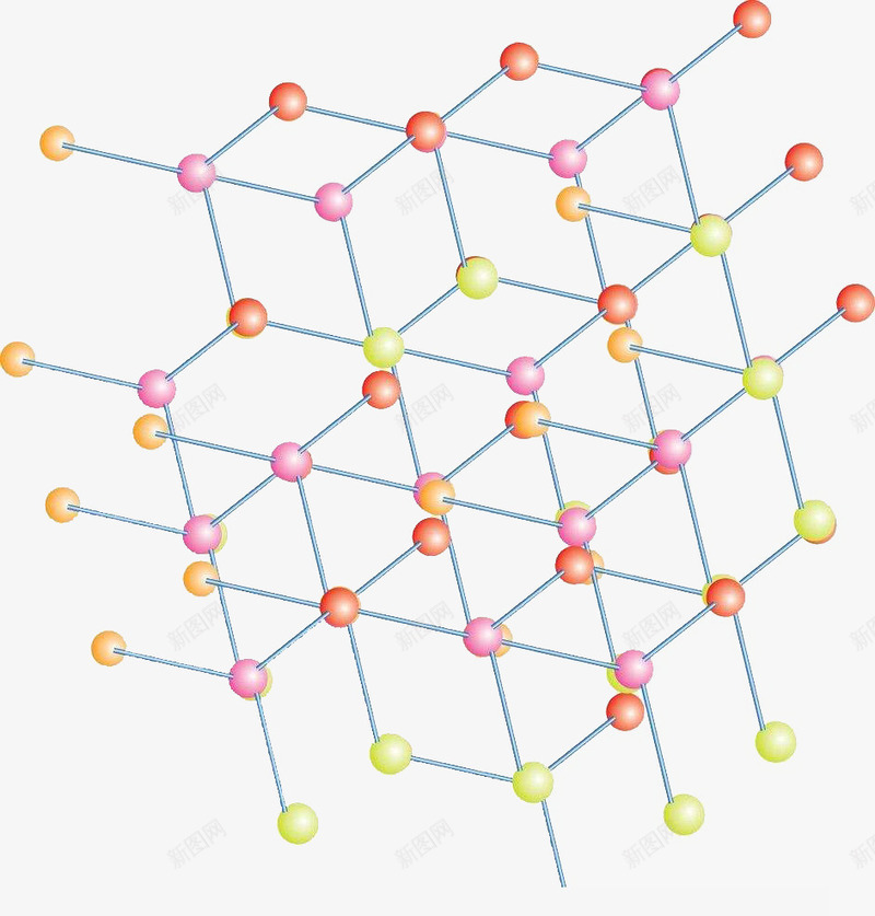 元素分子式png免抠素材_新图网 https://ixintu.com 元素 分子式 化学 教育 菱形