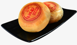 潮汕仁和手工传统酥皮月饼素材
