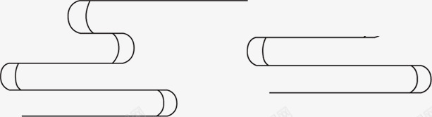 中国风云纹图案线条装饰png免抠素材_新图网 https://ixintu.com 中国风 云纹图案 如意纹 祥云 祥云图案 祥云花纹 纹路 装饰