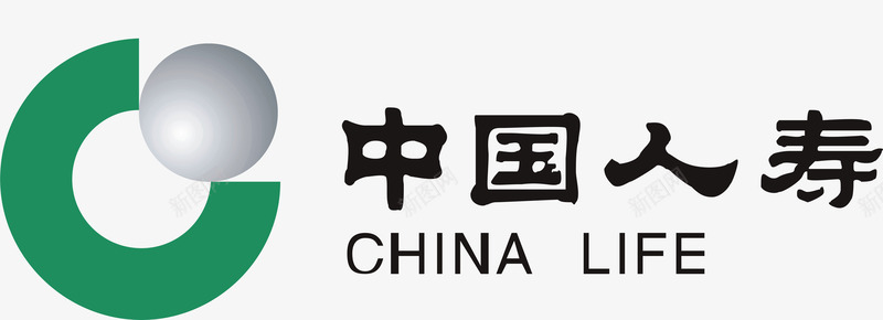 中国珠宝首饰中国人寿logo矢量图图标图标