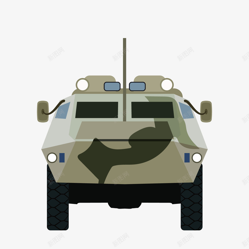 灰色装甲车png免抠素材_新图网 https://ixintu.com 军事 圆形 形状 方形 汽车 灰色 轮胎 镜子