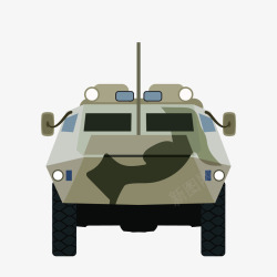 灰色装甲车素材