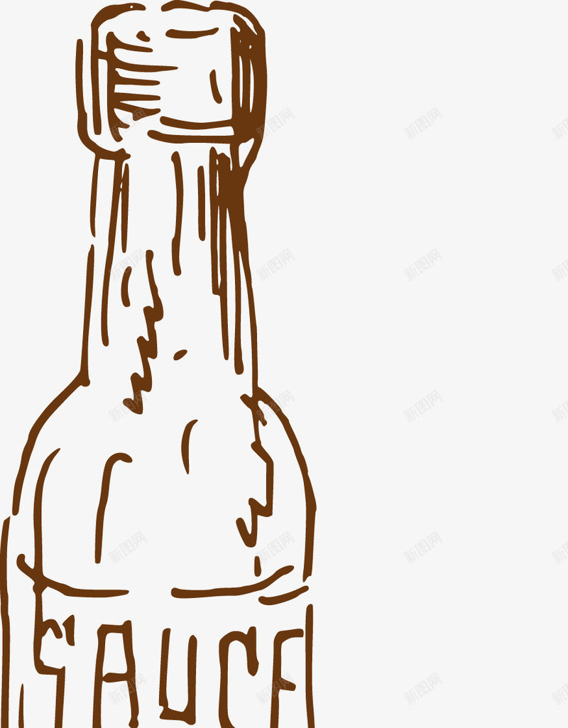手绘调料瓶png免抠素材_新图网 https://ixintu.com 厨房用品 手绘 手绘佐料瓶 手绘家用调料盒 手绘调味罐 手绘调料瓶 瓶子 盛调料的瓶子 线描 调料瓶