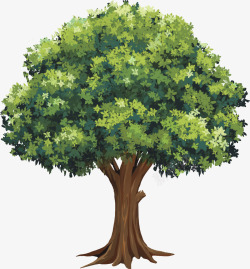 绿色大树标识植物大树高清图片