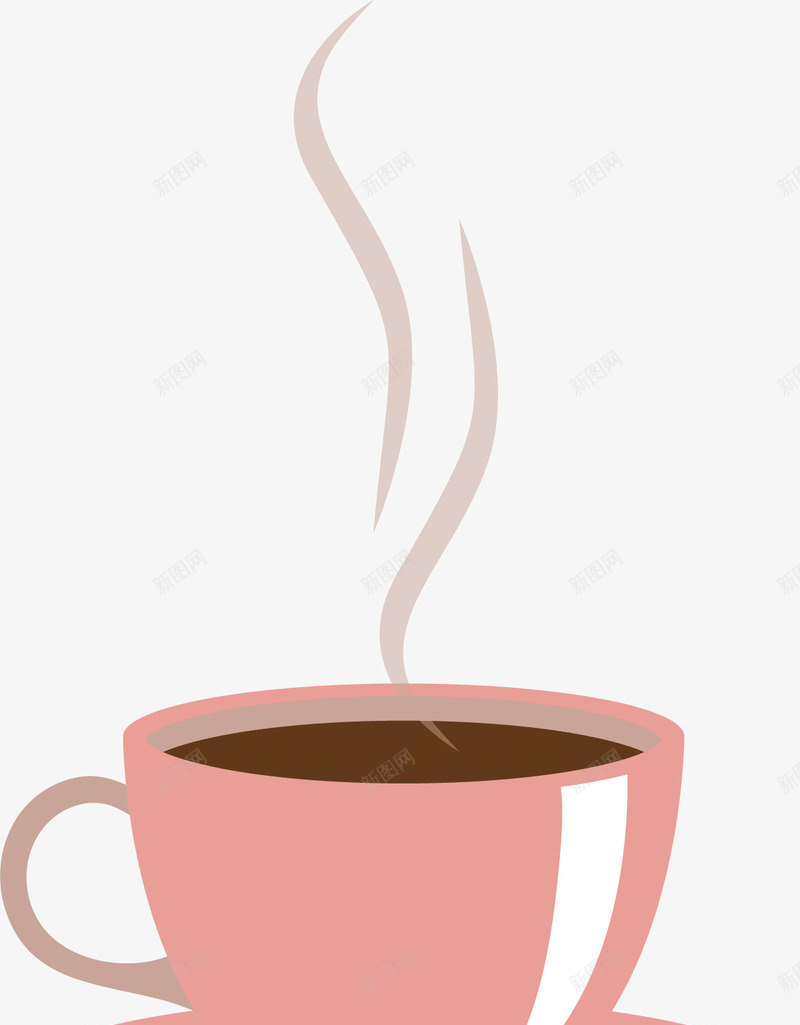 冒着热气的卡通咖啡矢量图图标ai_新图网 https://ixintu.com 咖啡 咖啡logo 咖啡杯 喝咖啡 手绘咖啡 热气 胶囊咖啡 胶囊咖啡饮品 矢量图