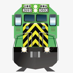 绿色火车头绿皮火车头高清图片