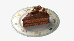 棕色夹心法式甜品棕色小蛋糕法式甜品高清图片