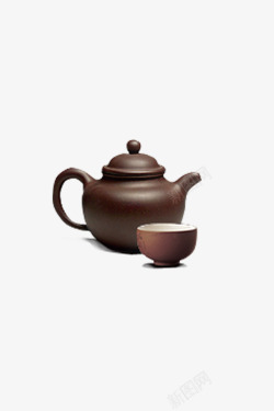 茶壶和茶盅素材
