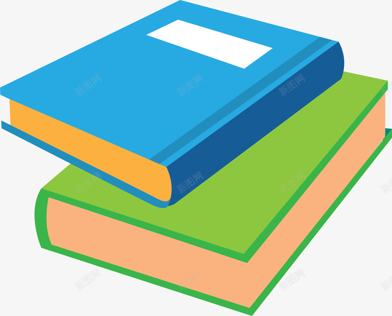 蓝色立体书本书籍png免抠素材_新图网 https://ixintu.com 世界读书日 书堆 书本 书籍 国际儿童图书日 学习 知识