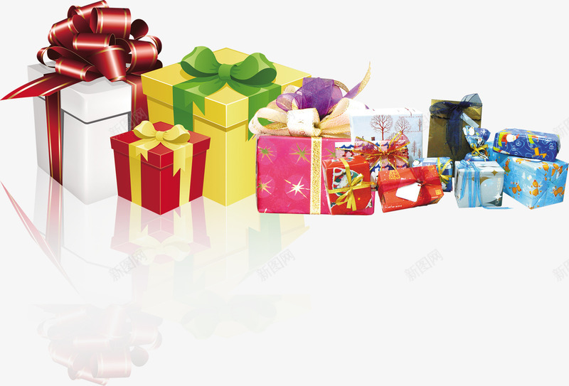 礼品盒礼物礼包装饰元素png免抠素材_新图网 https://ixintu.com 元素 礼品盒 礼物 装饰