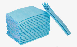 月经护理垫蓝色一次性隔尿垫高清图片