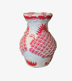 软陶花瓶花瓶装饰高清图片