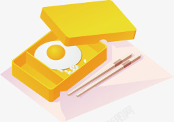 简单餐盒矢量图素材