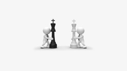 白色的国际象棋国际象棋小人高清图片