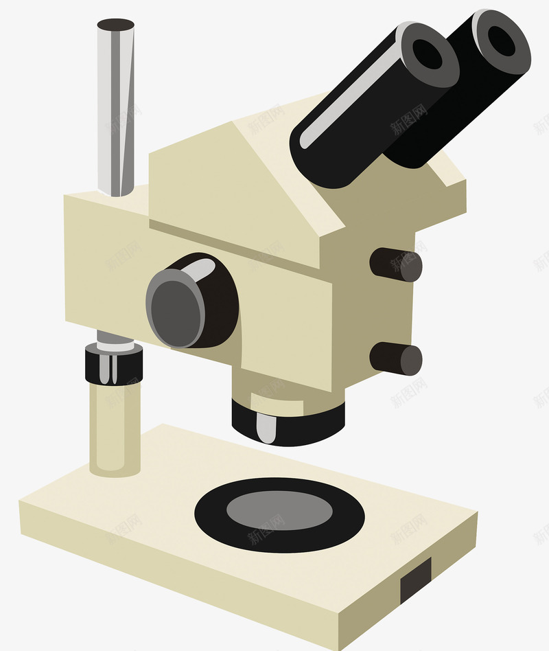 光学显微镜png免抠素材_新图网 https://ixintu.com 光学仪器 化学 显微镜 检测设备