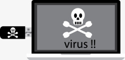 电脑杀毒电脑病毒高清图片