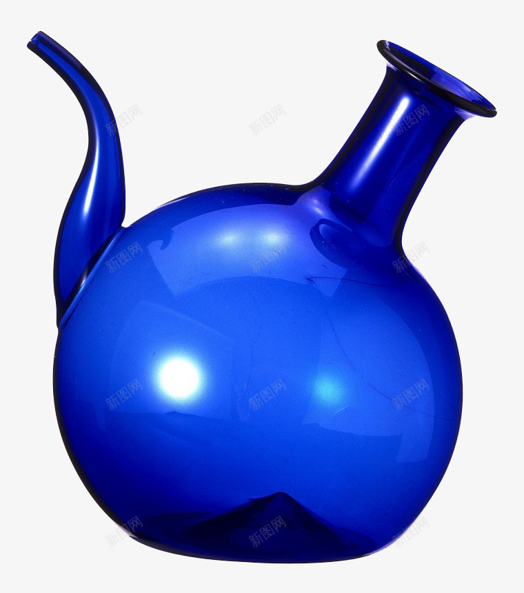 蓝色容器瓶png免抠素材_新图网 https://ixintu.com 医学 实验室 容量瓶 玻璃器皿