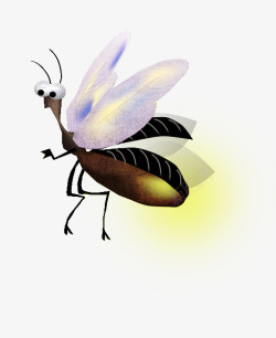 彩色萤火虫可爱的萤火虫高清图片