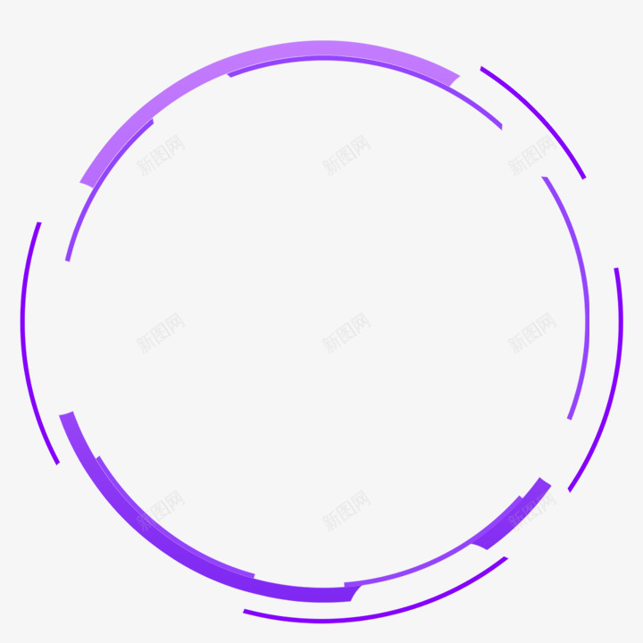 紫色几何圆形png免抠素材_新图网 https://ixintu.com png素材 紫色 几何 圆形 圆环