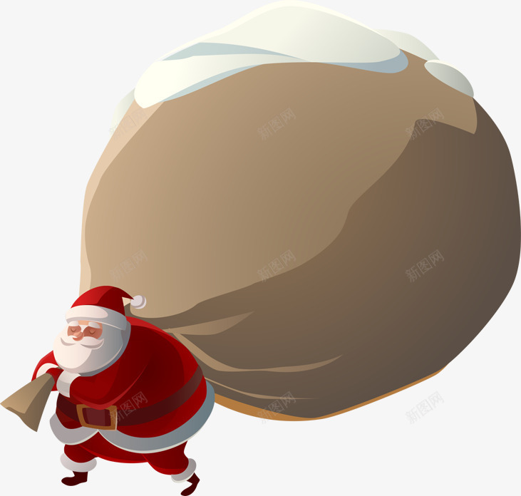 圣诞节的圣诞老人png免抠素材_新图网 https://ixintu.com 圣诞 圣诞好礼 圣诞礼物 圣诞老人 圣诞老人送礼 圣诞节 圣诞节老公公 老人 背着包袱