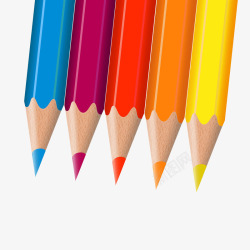 彩色铅笔学习背景素材