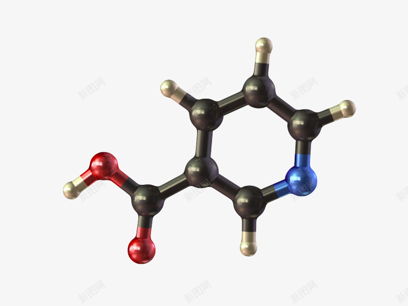 黑色维生素B3型分子形状png免抠素材_新图网 https://ixintu.com 分子形状 分子立体结构 原子 形状 最小单元 模型 物理化学术 空间 阿伏伽德罗 骨架