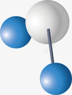 创意高分子示意图矢量图素材