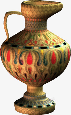 古埃及陶罐素材