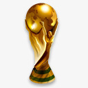 世界杯足球赛冠军奖杯大力神杯图素材