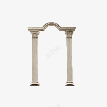 古罗马柱子png免抠素材_新图网 https://ixintu.com 古罗马式柱子 复古 复古柱子 柱子 纹理