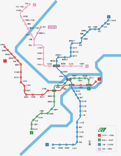 站点彩色地铁线路图矢量图高清图片