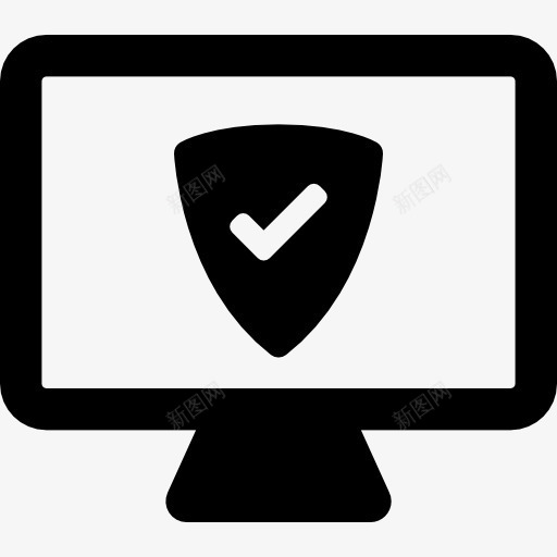 网络安全图标png_新图网 https://ixintu.com 屏幕 技术 电脑屏幕 电脑显示器 防火墙