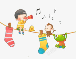 儿童卡通插画素材