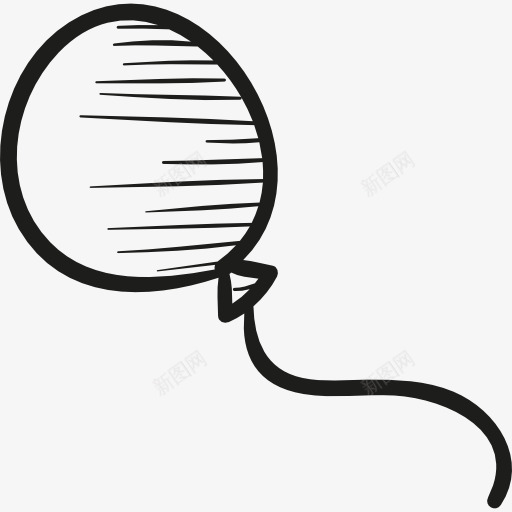 放飞气球图标png_新图网 https://ixintu.com 孩子 气球 空气 聚会 装修 迹象 飞
