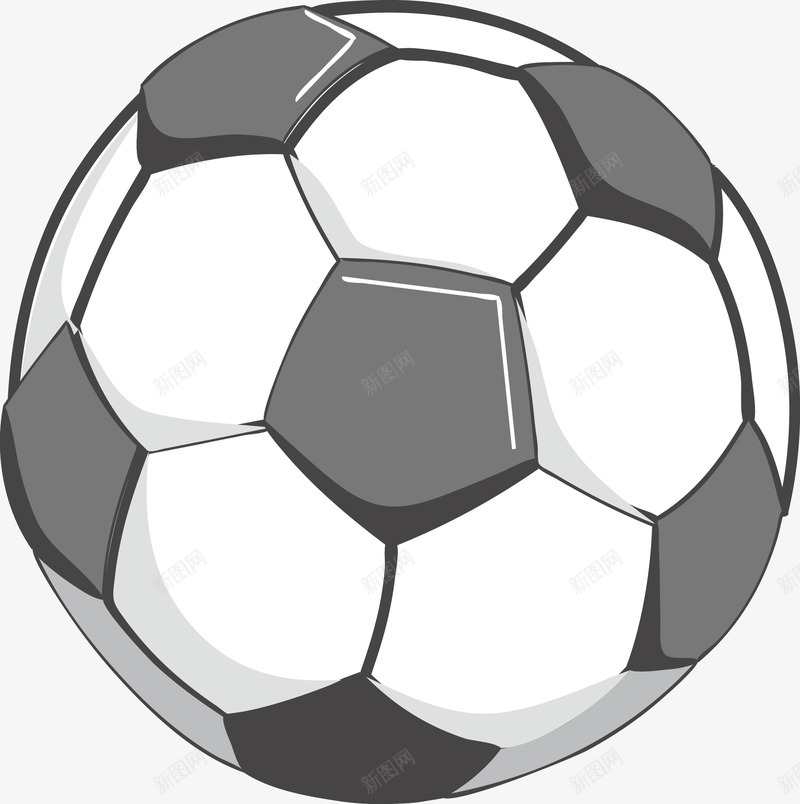 足球创意png免抠素材_新图网 https://ixintu.com 体育器材 动感 卡通足球 手绘足球 球 矢量足球 足球 足球图 足球徽章 足球手绘 运动 速度 飞起的