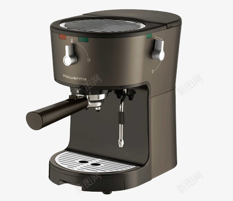 高端咖啡机png免抠素材_新图网 https://ixintu.com 产品设计 咖啡 家用电器 数码科技 棕色