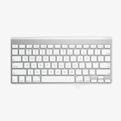 微软电脑白色键盘素材
