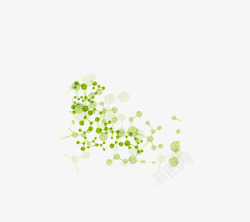 绿色分子结构绿色化学分子结构背景装饰矢量图高清图片