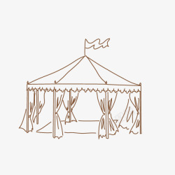 户外帐篷蒙古包素材