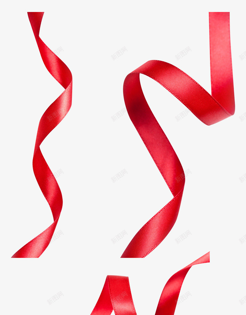 创意合成质感红色的彩带效果png免抠素材_新图网 https://ixintu.com 创意 合成 彩带 彩带缠绕 彩带飘飘 效果 红色 质感