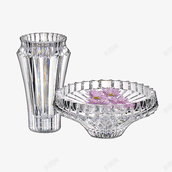 玻璃器皿png免抠素材_新图网 https://ixintu.com 容器 浅色 玻璃 花瓶 透明