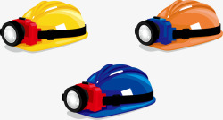 橙色头盔矿工头盔高清图片