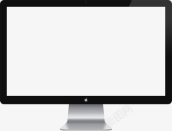 白色苹果电脑一体机苹果电脑手绘一体机高清图片