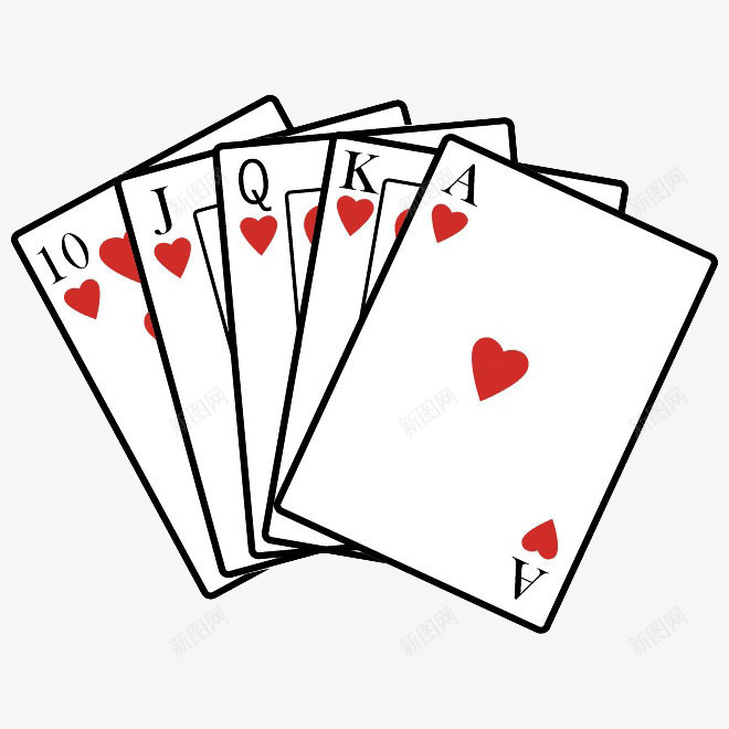 纸扑克牌png免抠素材_新图网 https://ixintu.com 娱乐 扑克 扑克牌 扑克牌游戏 打牌 斗地主 游戏