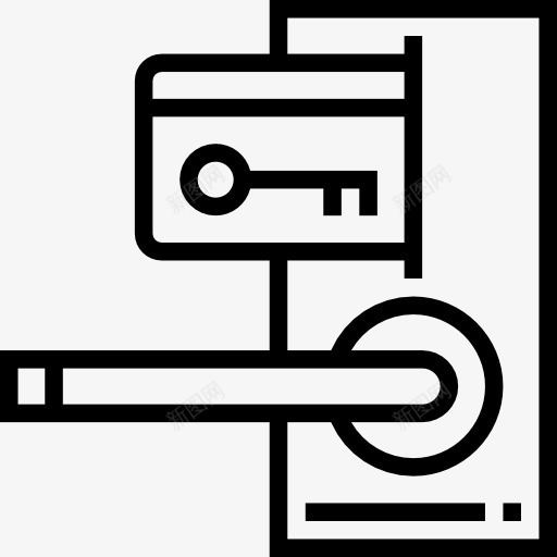 关键图标png_新图网 https://ixintu.com 关键 安全卡 房间的钥匙 接入 电子