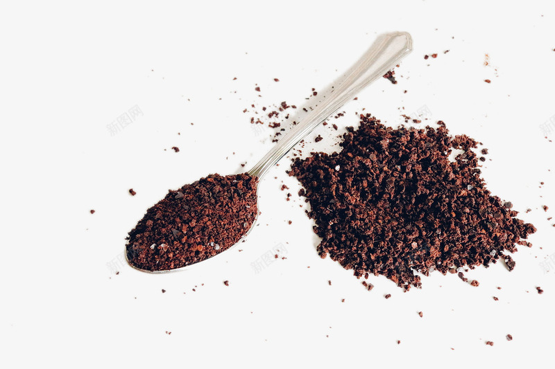 磨好的咖啡豆png免抠素材_新图网 https://ixintu.com 勺子 咖啡 咖啡豆 粉末